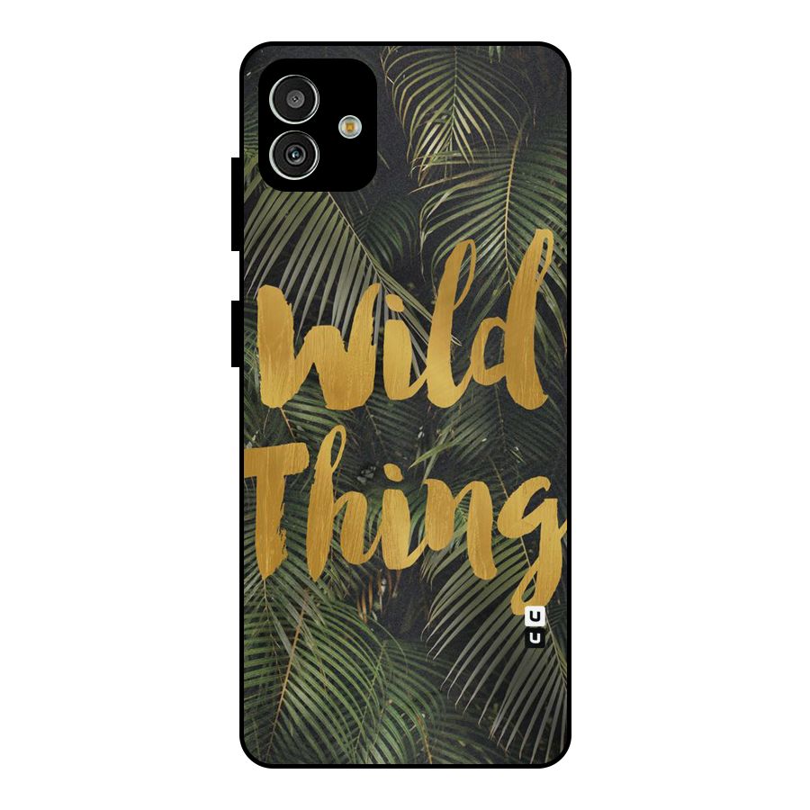 Wild Leaf Thing Metal Back Case for Galaxy M13 5G