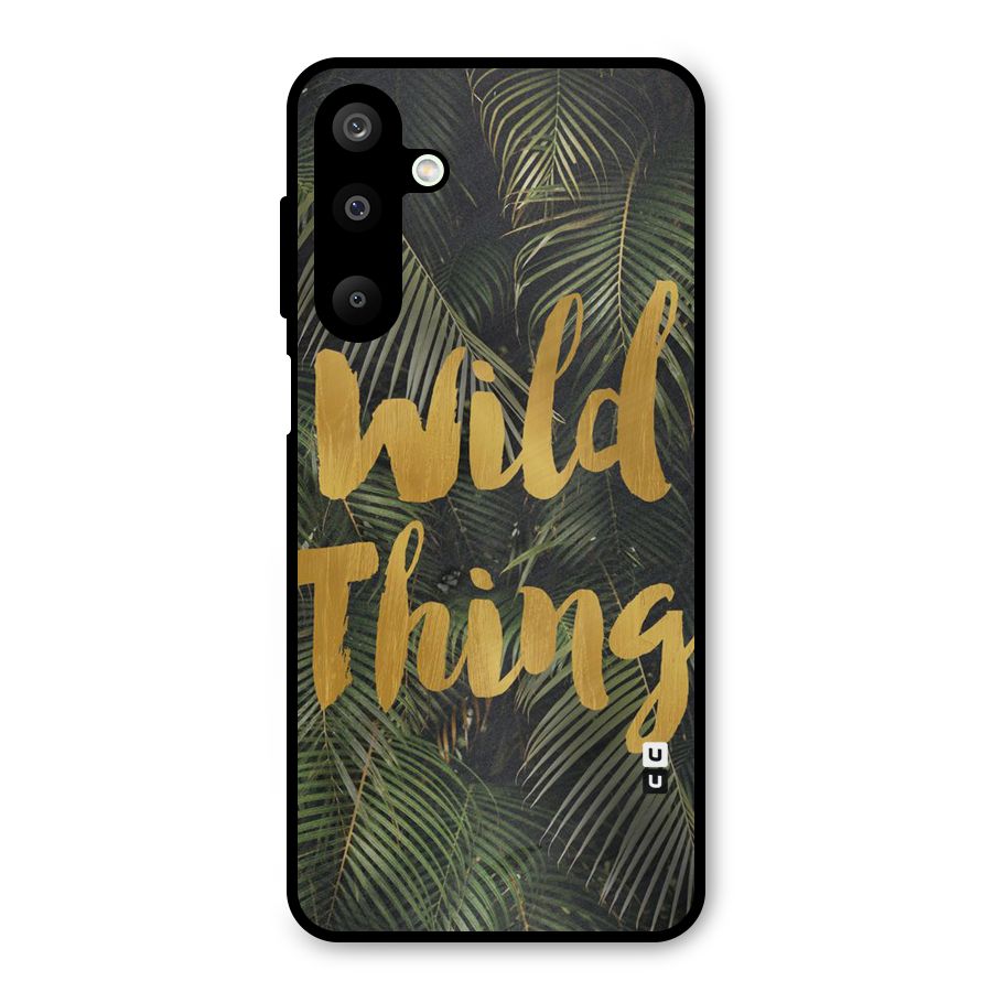 Wild Leaf Thing Metal Back Case for Galaxy M16