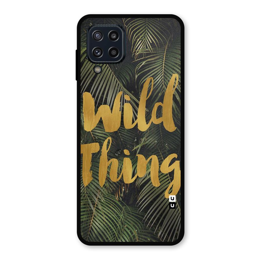Wild Leaf Thing Metal Back Case for Galaxy M32