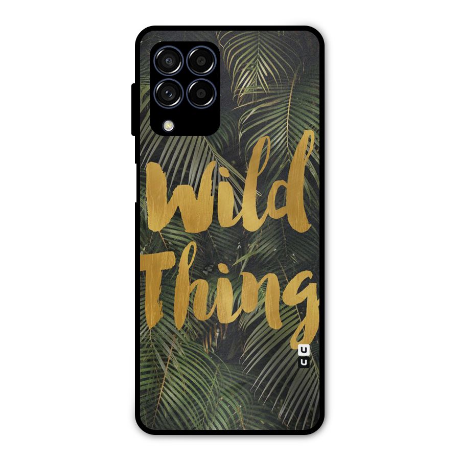 Wild Leaf Thing Metal Back Case for Galaxy M53 5G