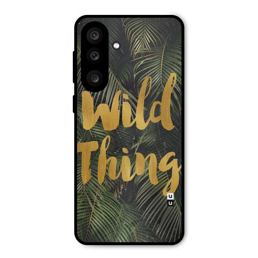 Wild Leaf Thing Metal Back Case for Galaxy M56