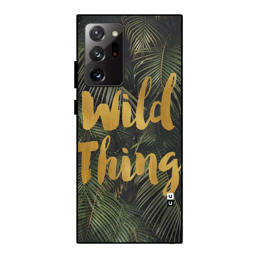 Wild Leaf Thing Metal Back Case for Galaxy Note 20 Ultra