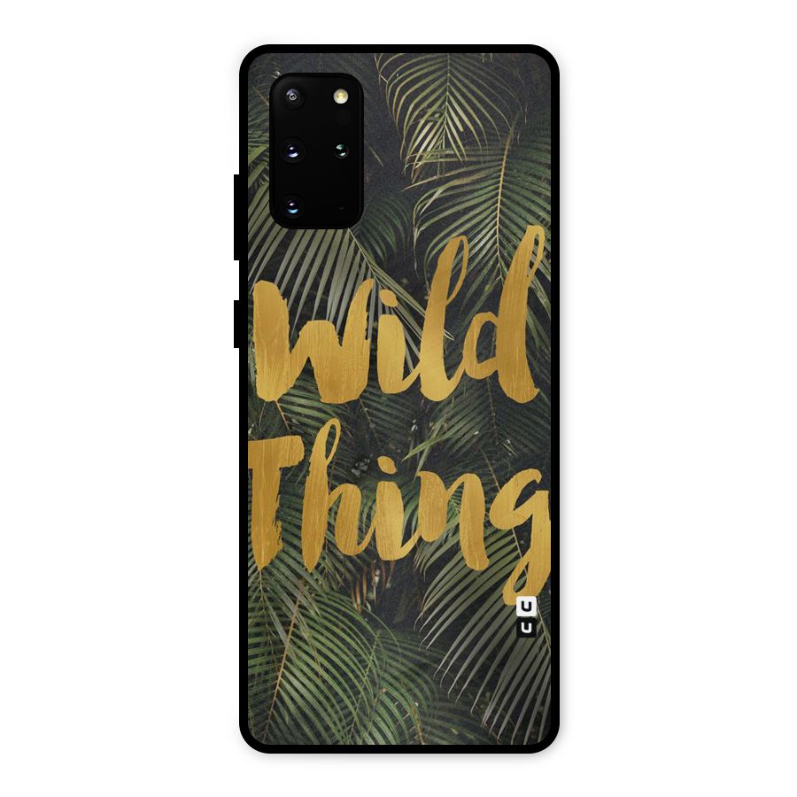 Wild Leaf Thing Metal Back Case for Galaxy S20 Plus