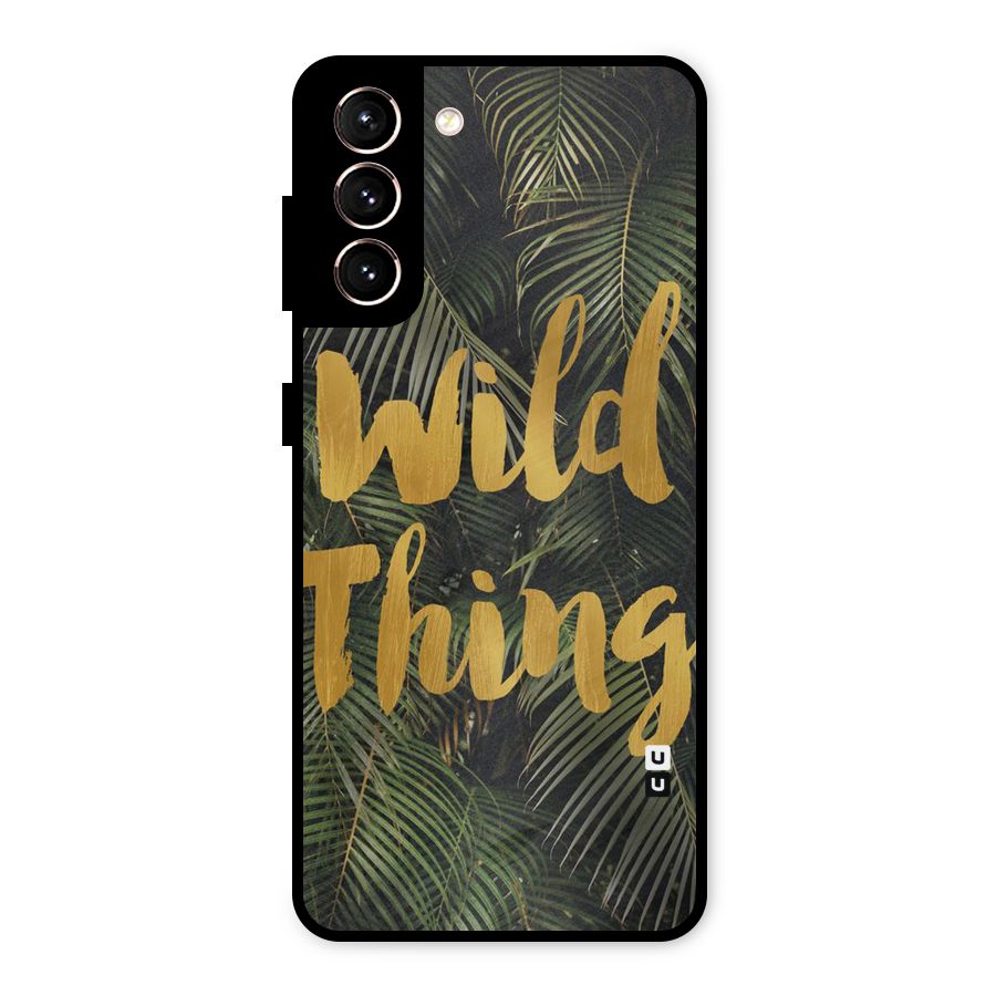Wild Leaf Thing Metal Back Case for Galaxy S21 5G
