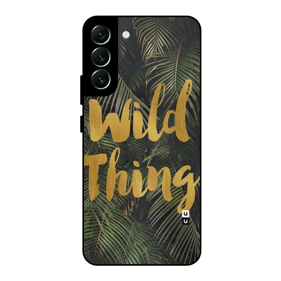Wild Leaf Thing Metal Back Case for Galaxy S22 Plus 5G