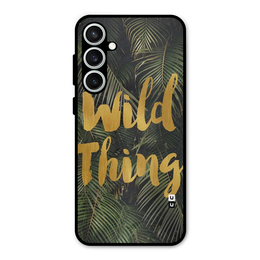 Wild Leaf Thing Metal Back Case for Galaxy S23 FE