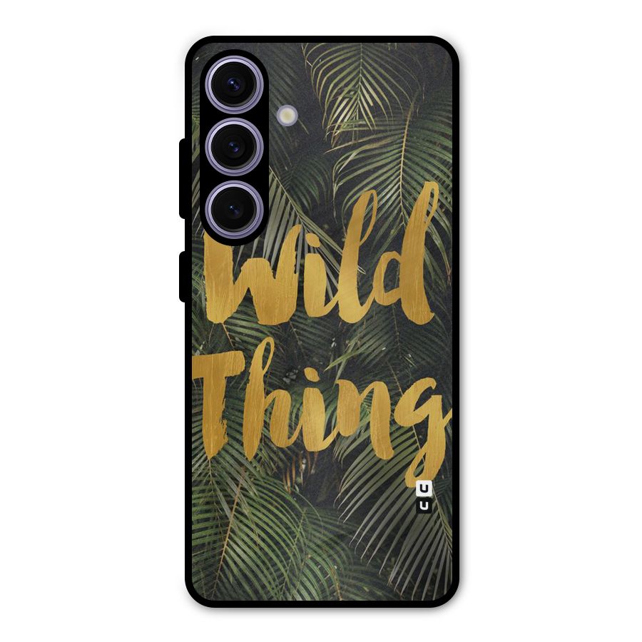 Wild Leaf Thing Metal Back Case for Galaxy S24