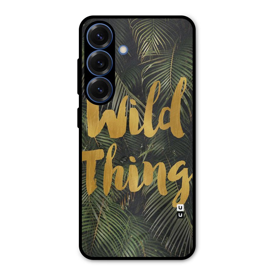 Wild Leaf Thing Metal Back Case for Galaxy S25