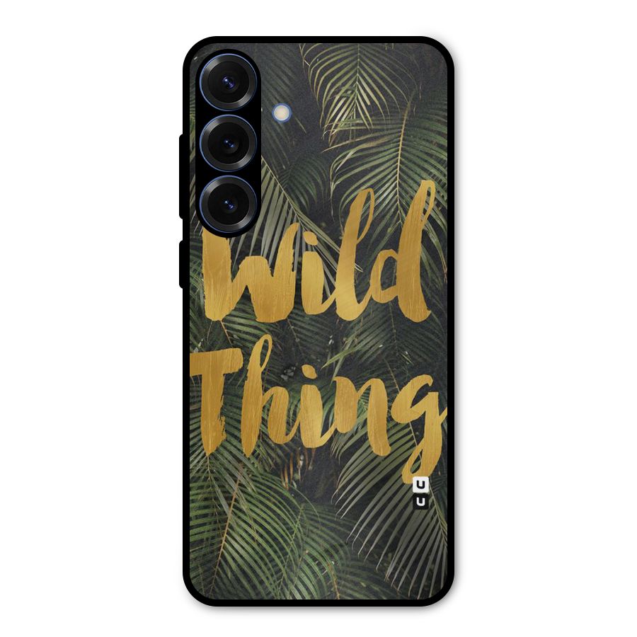 Wild Leaf Thing Metal Back Case for Galaxy S25 Plus