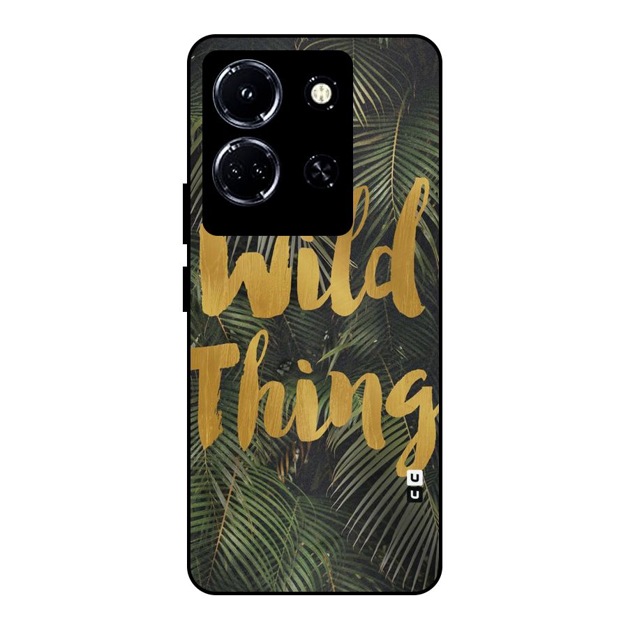 Wild Leaf Thing Metal Back Case for Infinix Note 30 5G