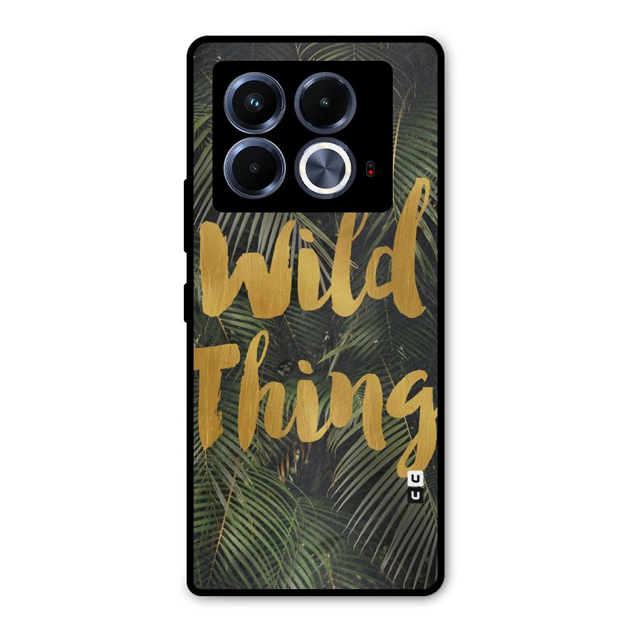 Wild Leaf Thing Metal Back Case for Infinix Note 40 5G