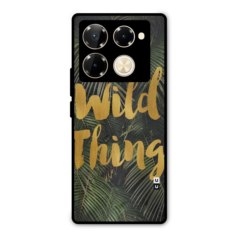 Wild Leaf Thing Metal Back Case for Infinix Note 40 Pro Plus