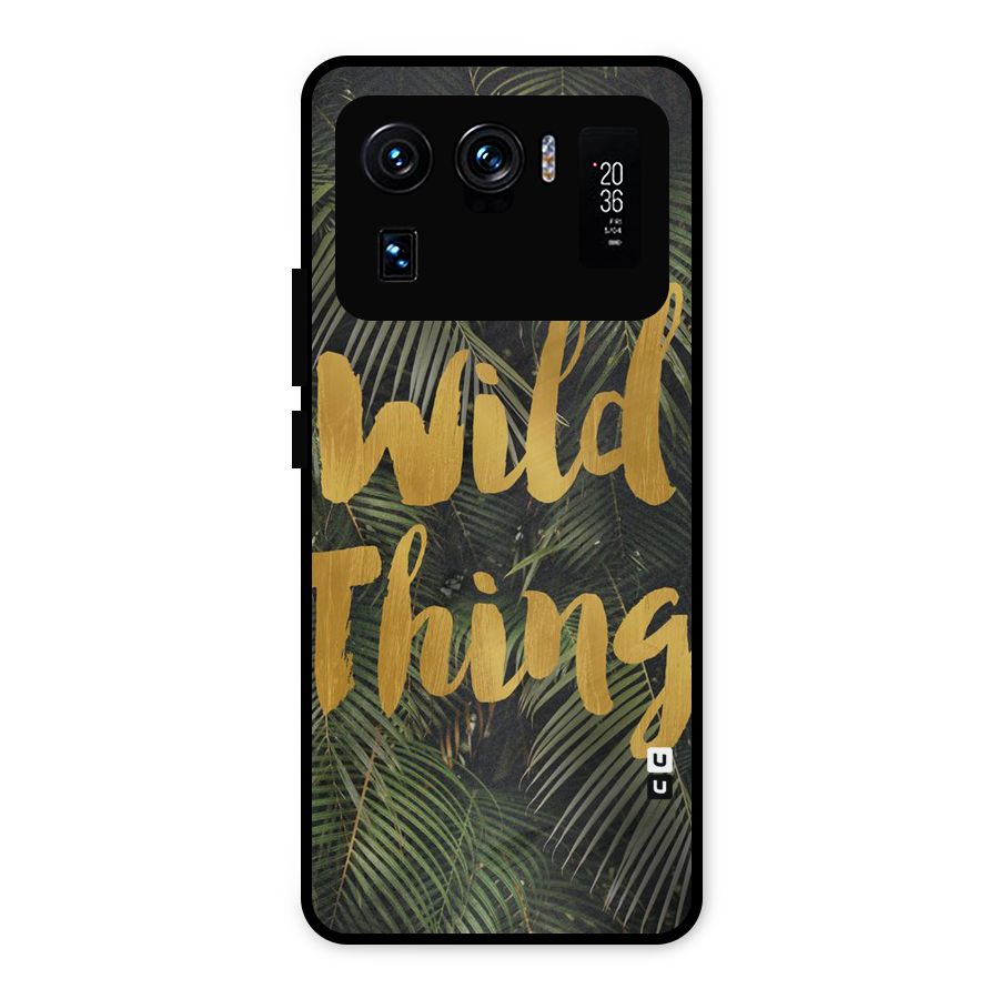Wild Leaf Thing Metal Back Case for Mi 11 Ultra