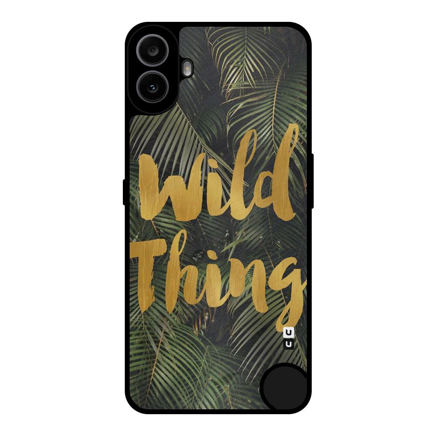 Wild Leaf Thing Metal Back Case for Nothing CMF Phone 1