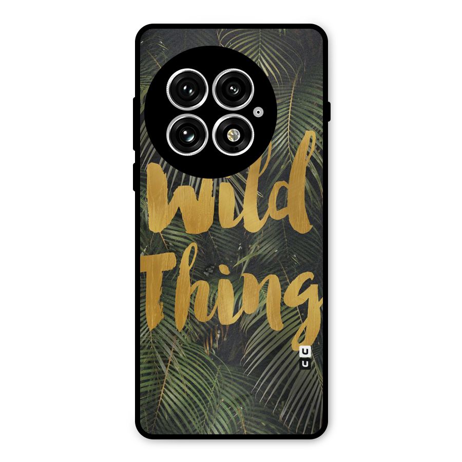 Wild Leaf Thing Metal Back Case for OnePlus 13