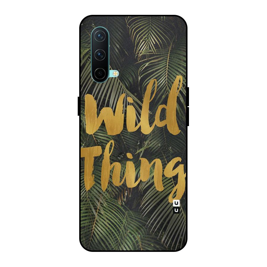 Wild Leaf Thing Metal Back Case for OnePlus Nord CE 5G