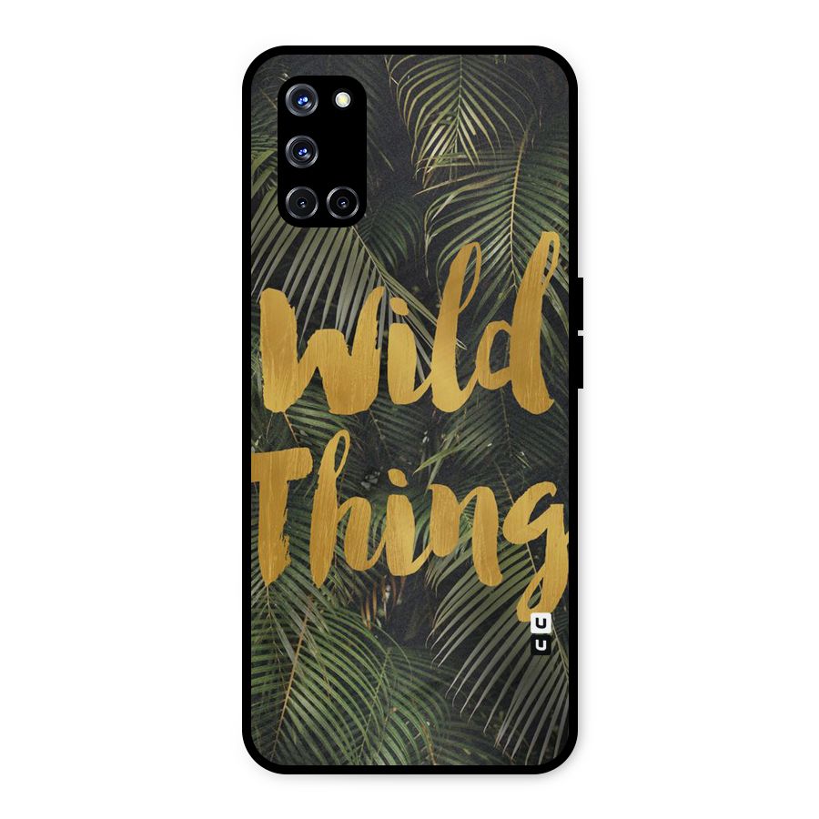 Wild Leaf Thing Metal Back Case for Oppo A52