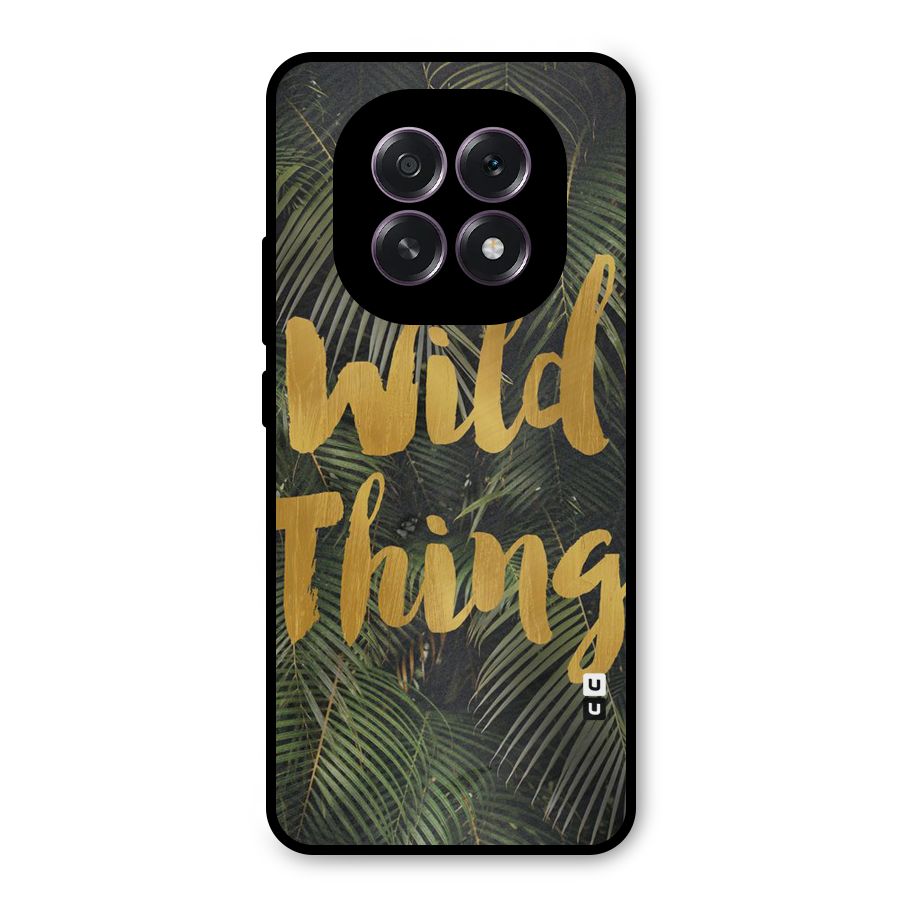 Wild Leaf Thing Metal Back Case for Oppo F29