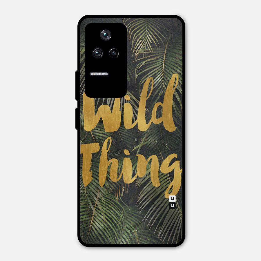 Wild Leaf Thing Metal Back Case for Poco F4 5G