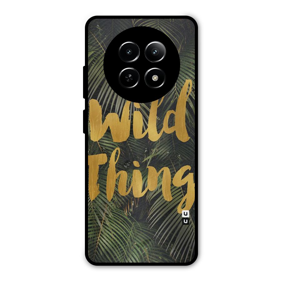 Wild Leaf Thing Metal Back Case for Realme 13