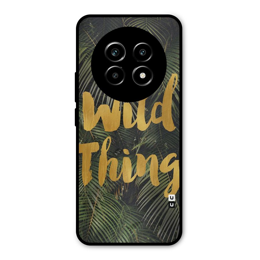 Wild Leaf Thing Metal Back Case for Realme 13 Pro