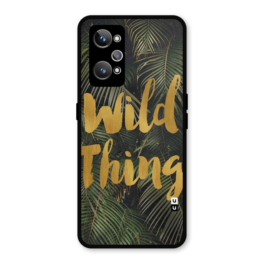 Wild Leaf Thing Metal Back Case for Realme GT 2