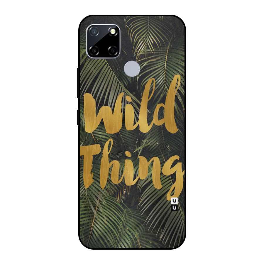 Wild Leaf Thing Metal Back Case for Realme Narzo 20