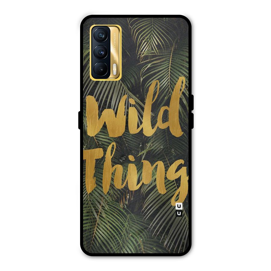 Wild Leaf Thing Metal Back Case for Realme X7