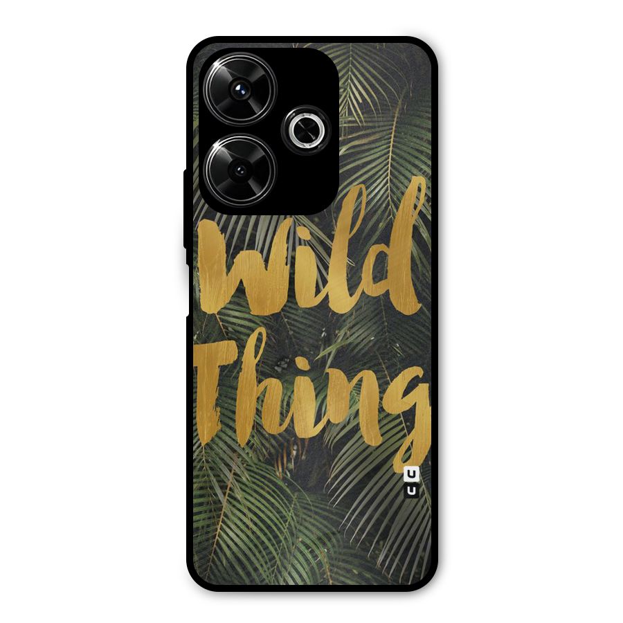 Wild Leaf Thing Metal Back Case for Redmi 13 5G