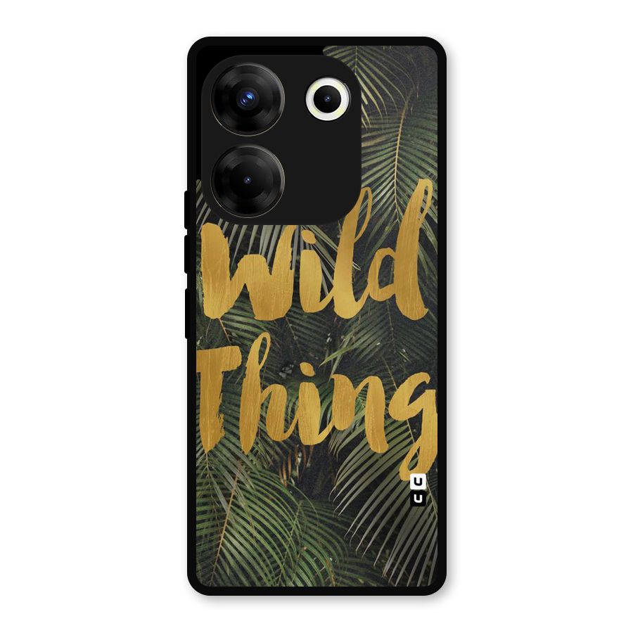 Wild Leaf Thing Metal Back Case for Tecno Camon 20