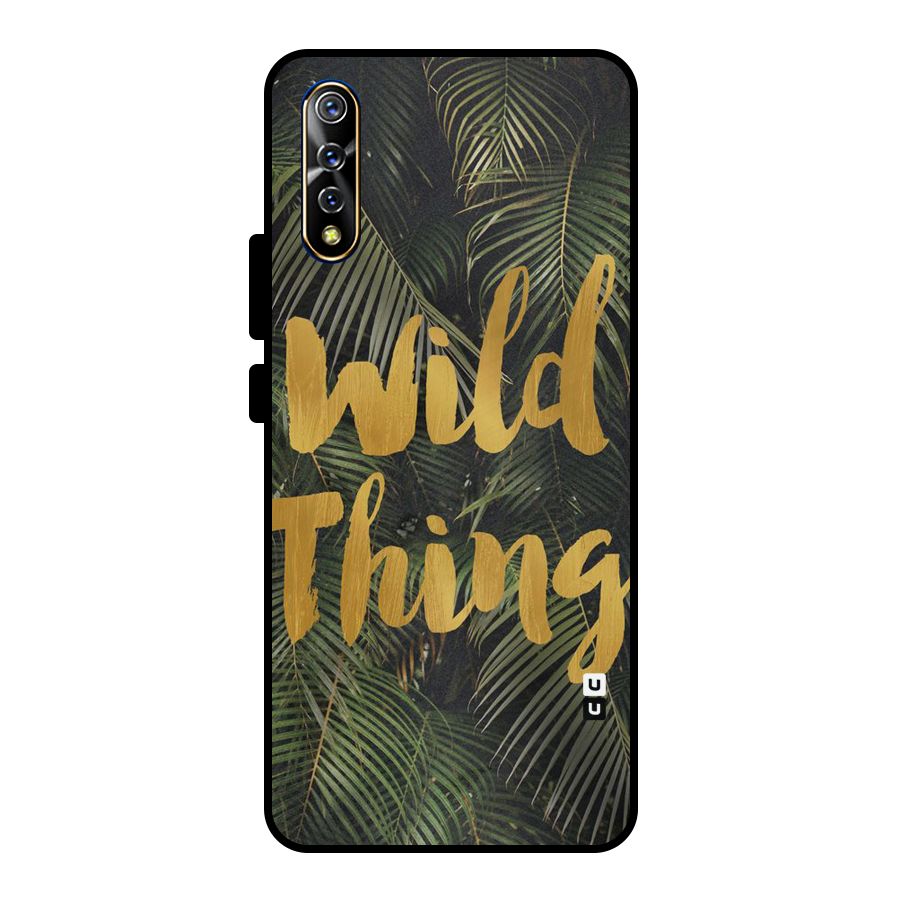 Wild Leaf Thing Metal Back Case for Vivo S1