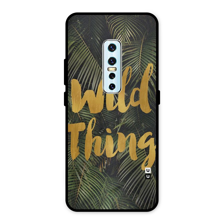 Wild Leaf Thing Metal Back Case for Vivo V17 Pro