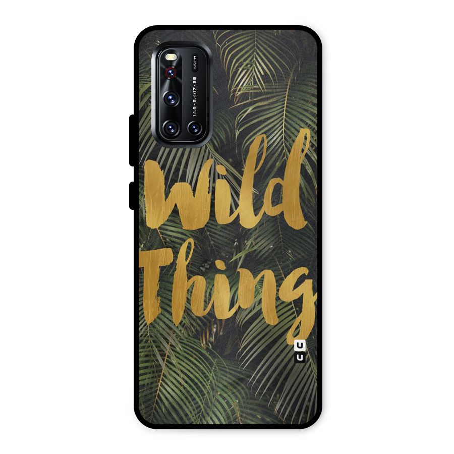 Wild Leaf Thing Metal Back Case for Vivo V19