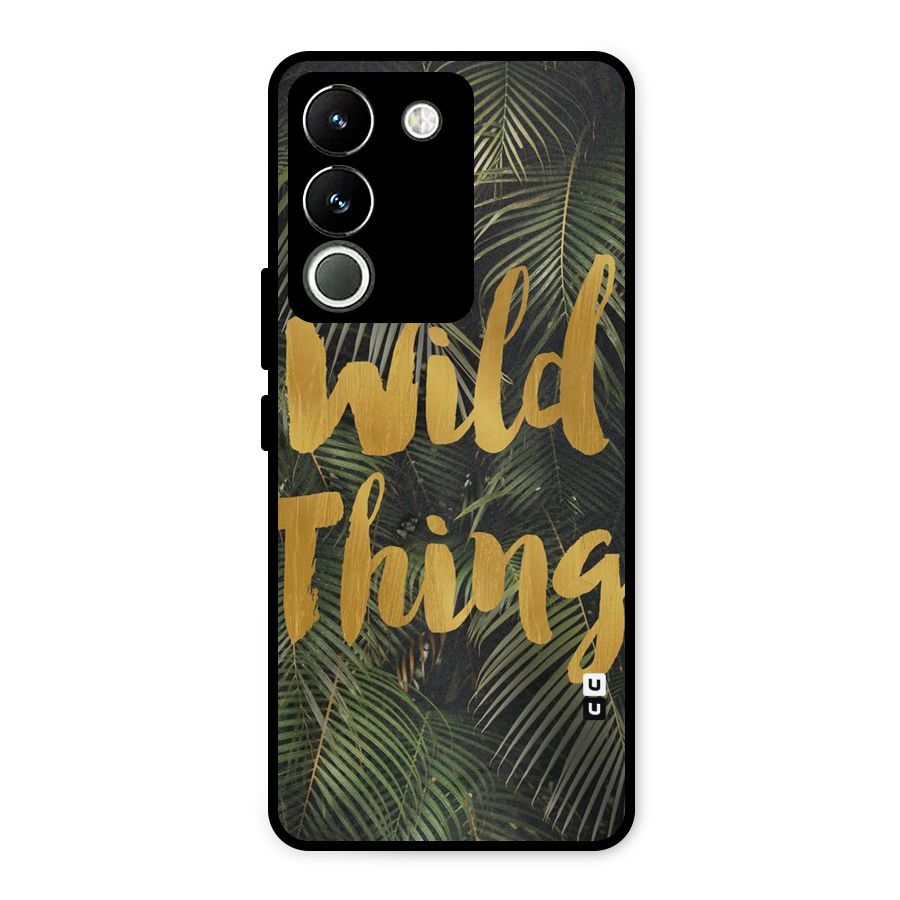 Wild Leaf Thing Metal Back Case for Vivo Y200
