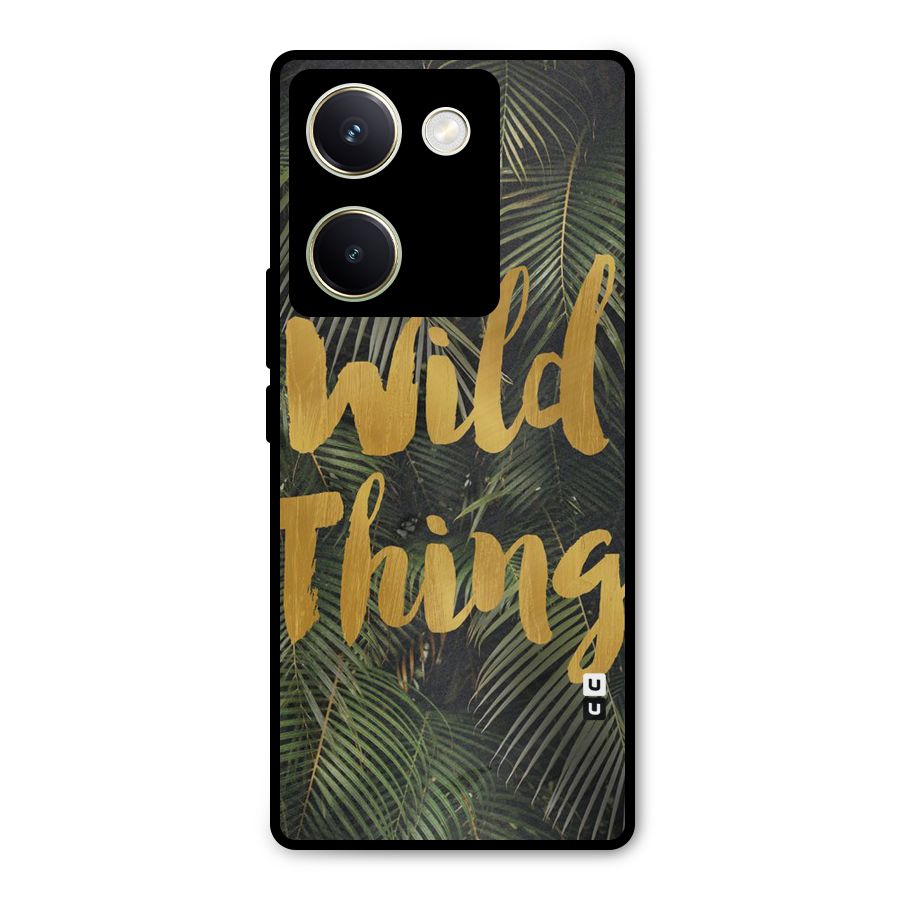 Wild Leaf Thing Metal Back Case for Vivo Y200 Pro