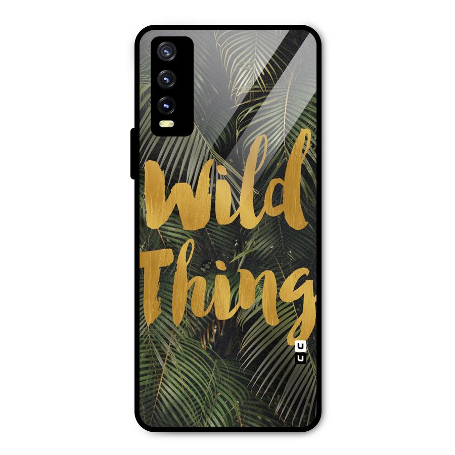 Wild Leaf Thing Metal Back Case for Vivo Y20g