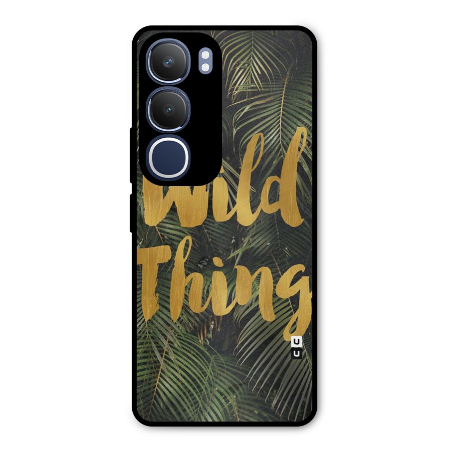 Wild Leaf Thing Metal Back Case for Vivo Y29