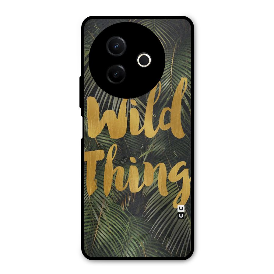 Wild Leaf Thing Metal Back Case for Vivo Y39