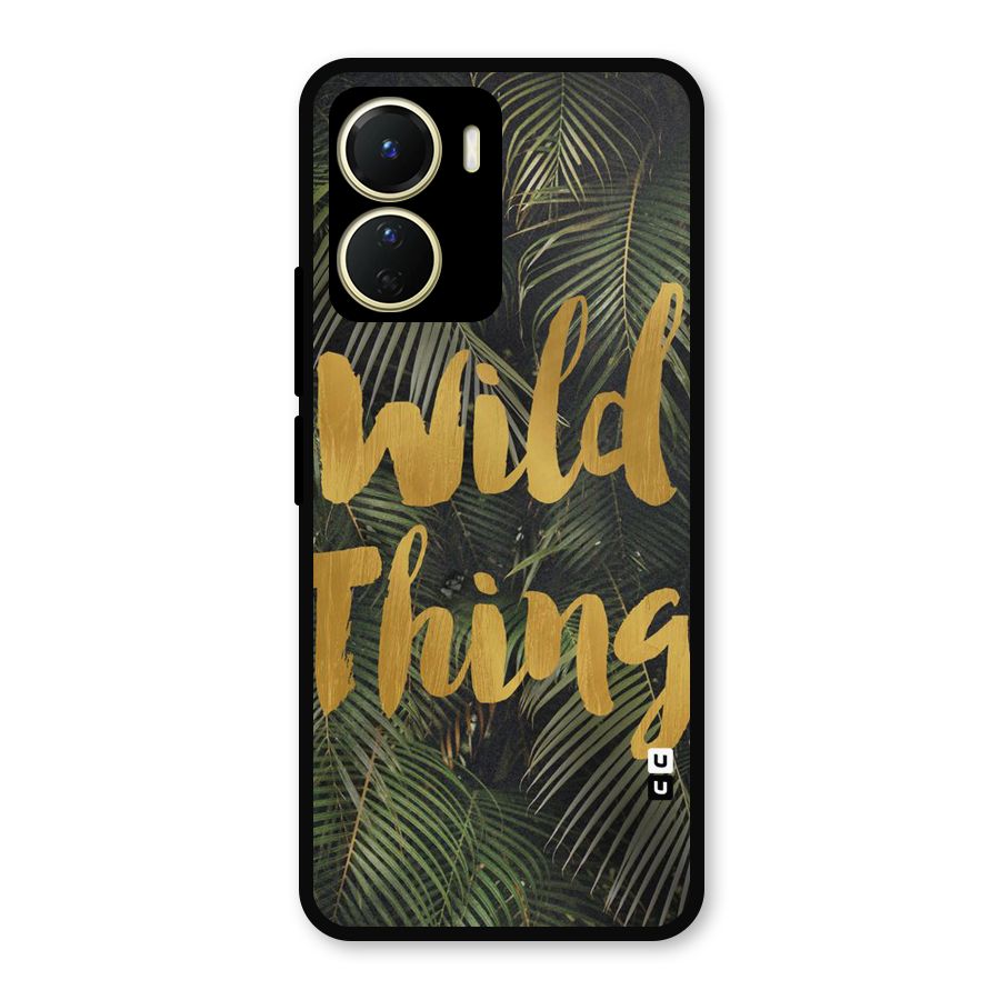 Wild Leaf Thing Metal Back Case for Vivo Y56