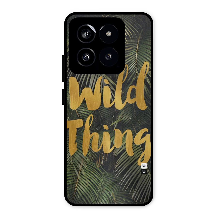 Wild Leaf Thing Metal Back Case for Xiaomi 14
