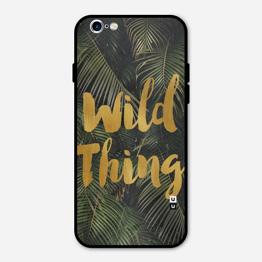 Wild Leaf Thing Metal Back Case for iPhone 6 6s