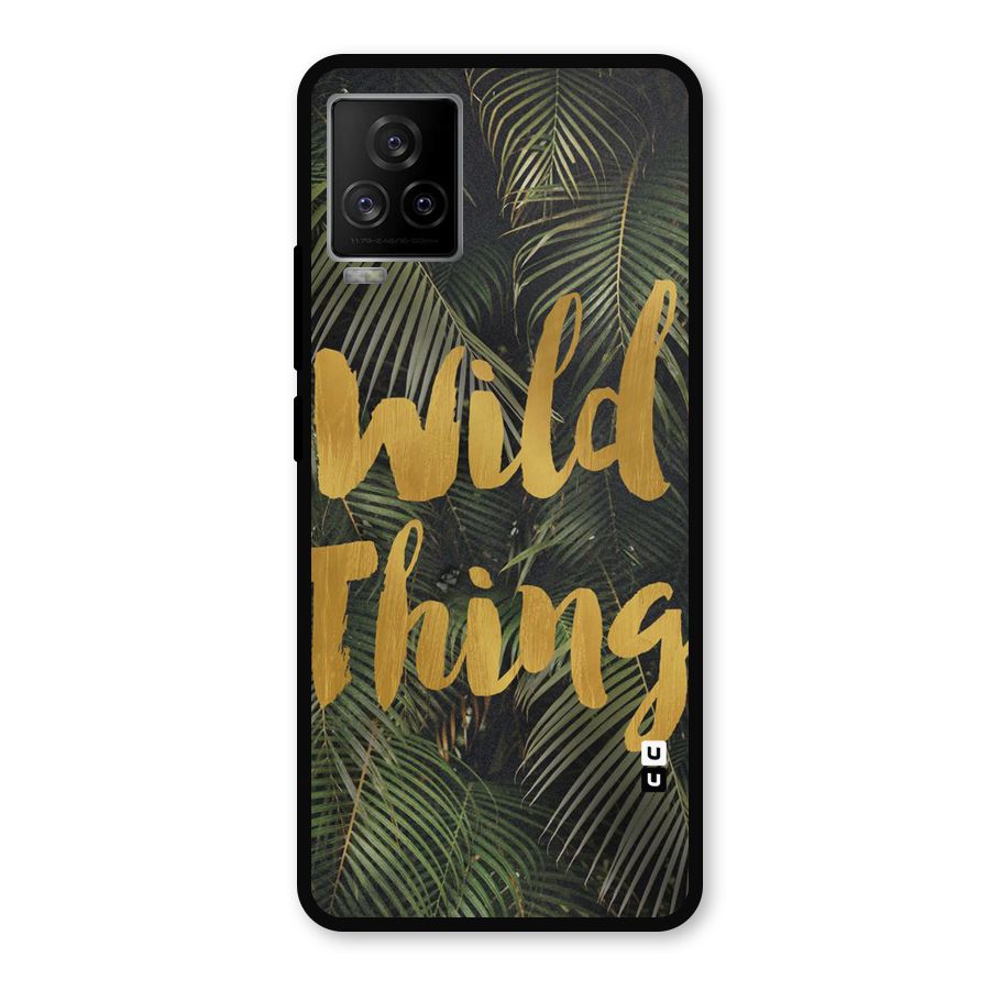 Wild Leaf Thing Metal Back Case for iQOO 7 Legend 5G