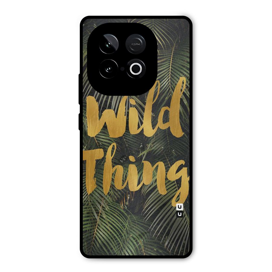 Wild Leaf Thing Metal Back Case for iQOO Neo 10