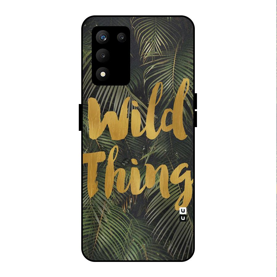 Wild Leaf Thing Metal Back Case for realme 9 5G SE