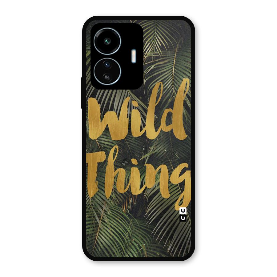 Wild Leaf Thing Metal Back Case for vivo iQOO Z6 Lite 5G