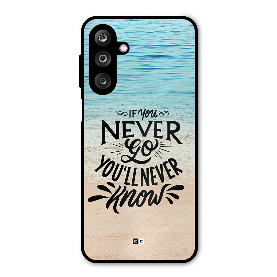 Will Never Know Metal Back Case for Galaxy M36
