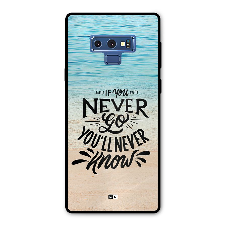 Will Never Know Metal Back Case for Galaxy Note 9