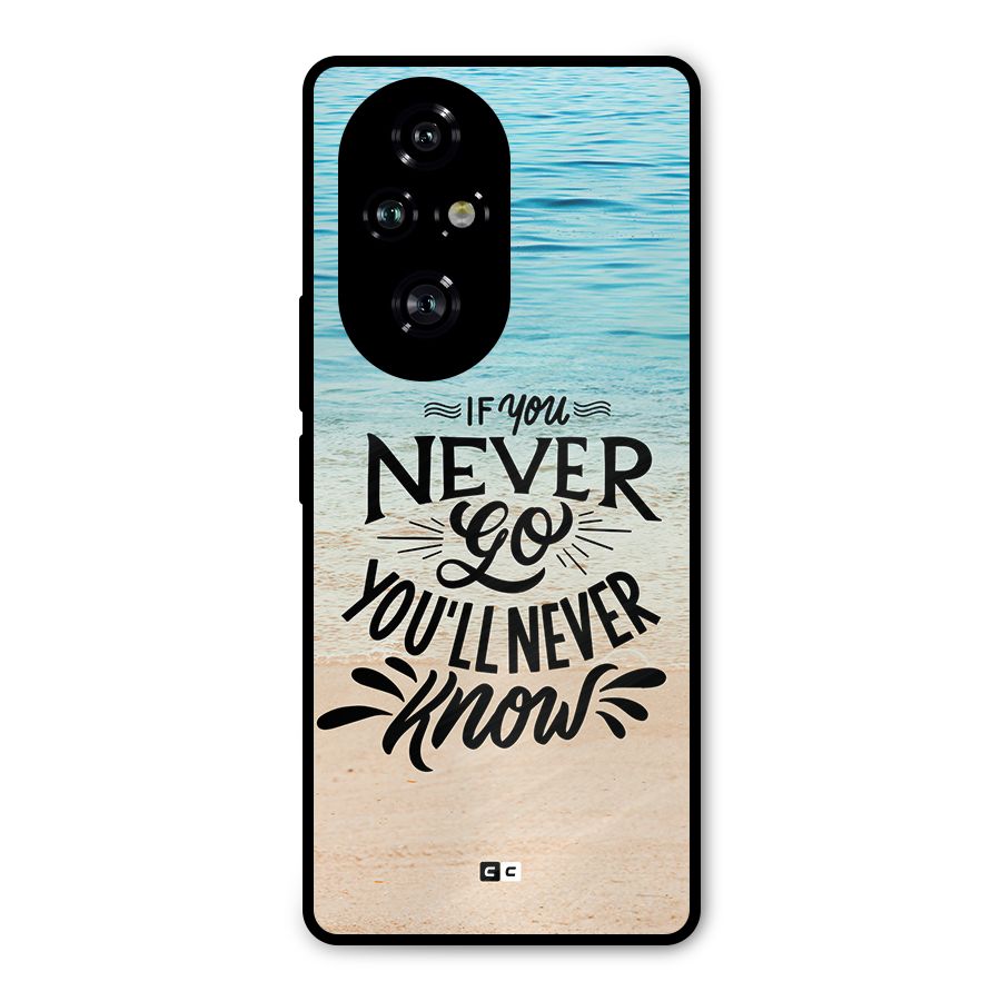 Will Never Know Metal Back Case for Honor 200 Pro