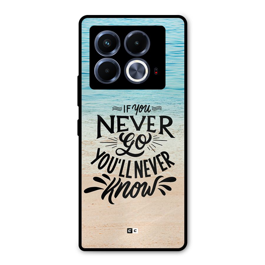 Will Never Know Metal Back Case for Infinix Note 40 5G