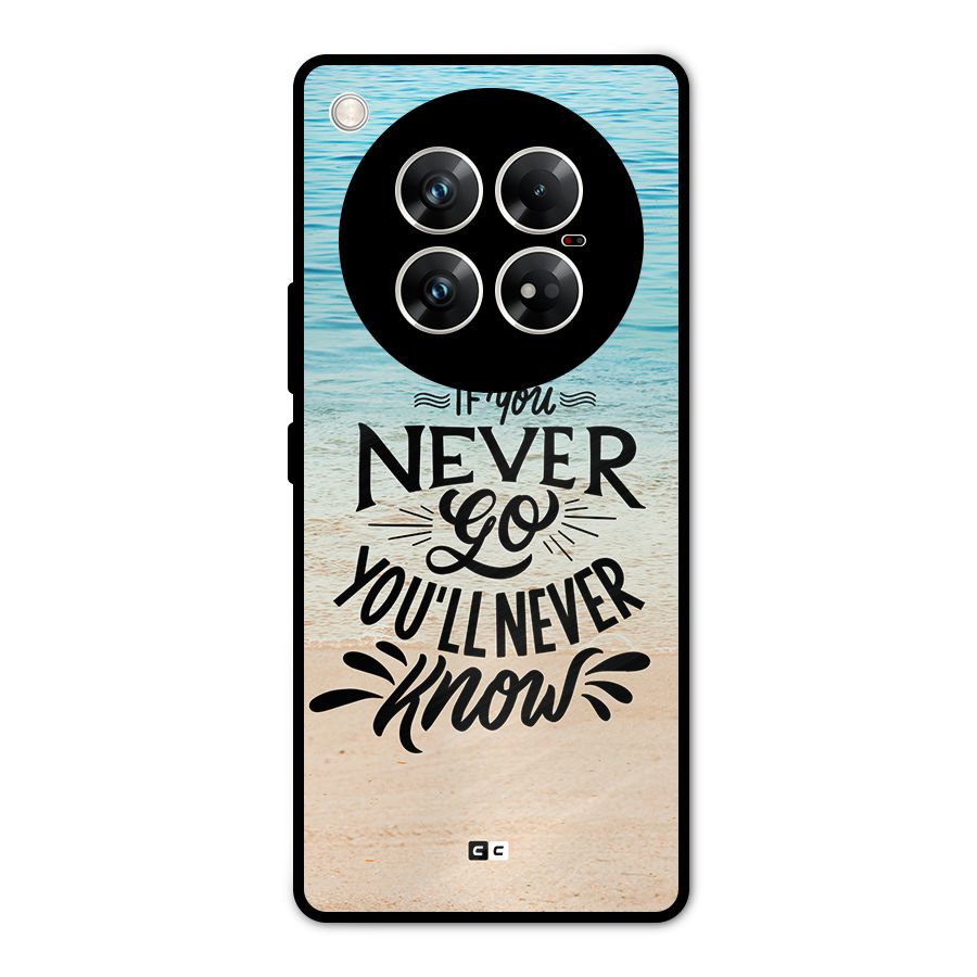 Will Never Know Metal Back Case for Infinix Zero 40 5G